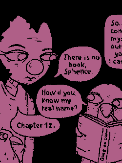 purple receives the coveted Book of the Clown