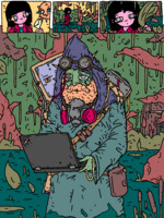 machine monk of the data swamp
